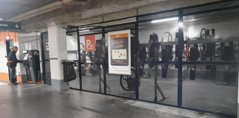 places de parking pour vélo